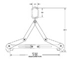 Vertical Drum Lifting Grab Diagram