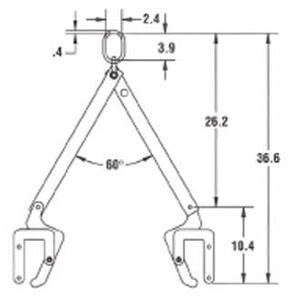 Caldwell Manhole Sleeve Lifter MCL