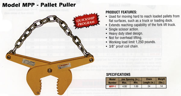 Fork Lift Pallet Puller