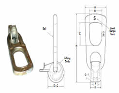 Dayton Richmond P-50 PreCast Concrete Lifting eyes