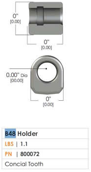 Pengo Conical Teeth B48 Holder Holder