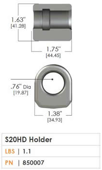 Pengo Conical Teeth P20HD Holder
