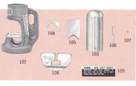 Impact Type Cable Cutter Model 1 Parts List